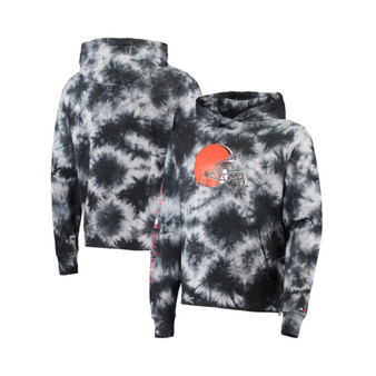 Men's Black Cleveland Browns Stanley Tie-Dye Pullover Hoodie