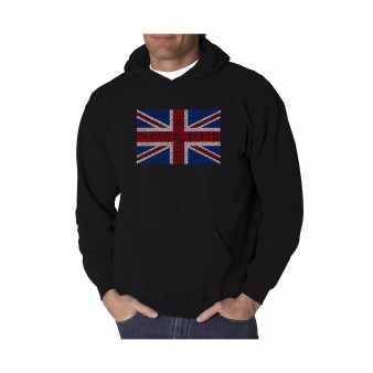 Men's Word Art Hooded Sweatshirt - God Save The Queen