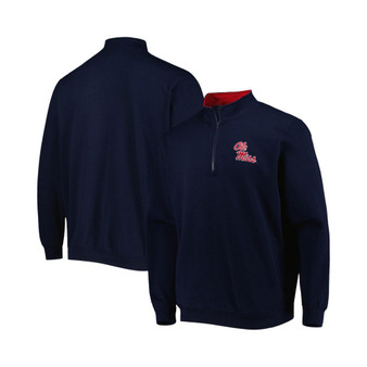 Men's Navy Ole Miss Rebels Tortugas Quarter-Zip Sweatshirt