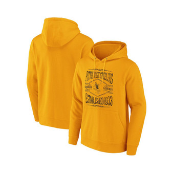 Men's NFL x Darius Rucker Collection by Gold Pittsburgh Steelers 2-Hit Pullover Hoodie
