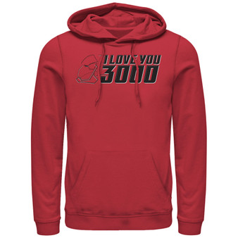 Marvel Men's Avengers Endgame Iron Man Helmet I Love You 3000, Pullover Hoodie