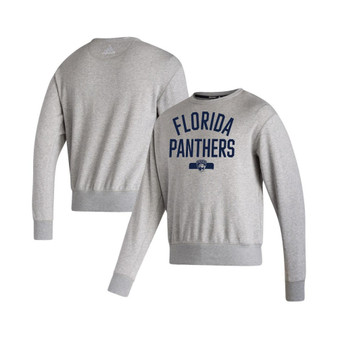 Men's Gray Florida Panthers Vintage-Like Pullover Sweatshirt