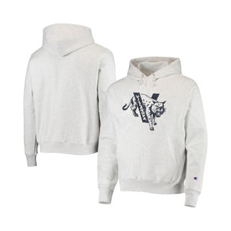 Men's Heathered Gray Villanova Wildcats Team Vault Logo Reverse Weave Pullover Hoodie