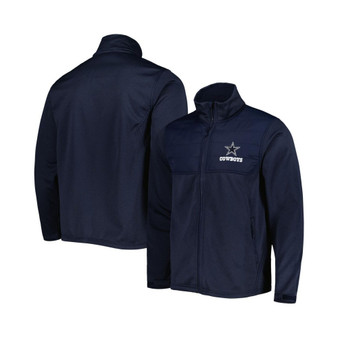 Men's Heather Navy Dallas Cowboys Explorer Tech Full-Zip Jacket