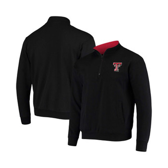 Men's Black Texas Tech Red Raiders Tortugas Logo Quarter-Zip Jacket