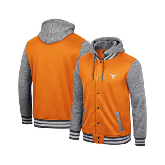 Men's Texas Orange Texas Longhorns Robinson Hoodie Full-Snap Jacket