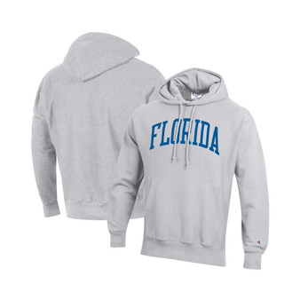 Men's Heathered Gray Florida Gators Big and Tall Reverse Weave Fleece Pullover Hoodie Sweatshirt