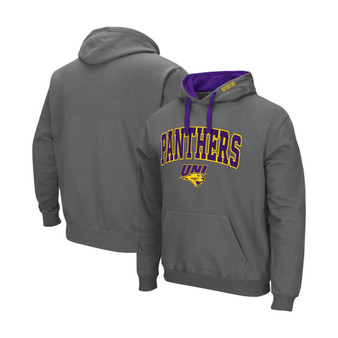 Men's Charcoal Northern Iowa Panthers Arch Logo 2.0 Pullover Hoodie
