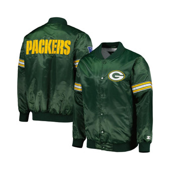 Men's Green Green Bay Packers The Pick and Roll Full-Snap Jacket