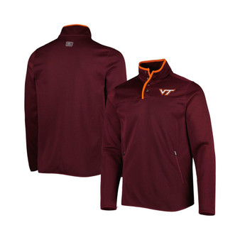 Men's Maroon Virginia Tech Hokies Rebound Quarter-Snap Jacket