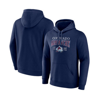 Men's Branded Navy Colorado Avalanche Big and Tall Dynasty Pullover Hoodie