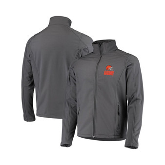Men's Charcoal Cleveland Browns Sonoma Softshell Full-Zip Jacket