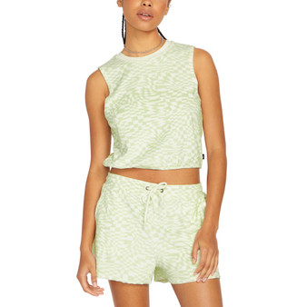 Juniors' Lived In Terry Printed Shorts