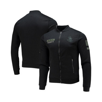 Men's Black UCF Knights OHT Military-Inspired Appreciation High-Speed Bomber Full-Zip Jacket