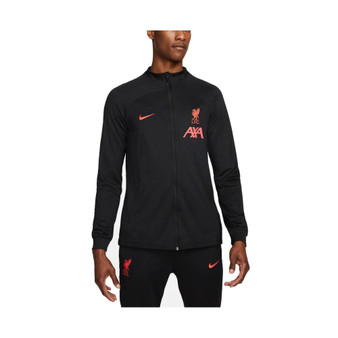 Men's Black Liverpool Performance Strike Track Full-Zip Jacket