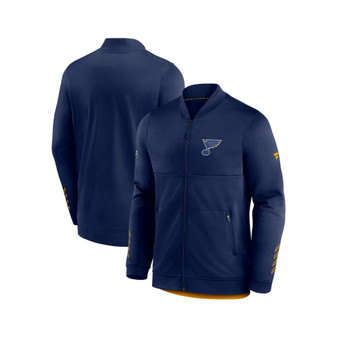 Men's Branded Navy St. Louis Blues Locker Room Full-Zip Jacket