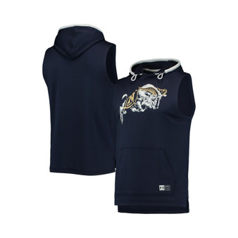 Men's Navy Navy Midshipmen Game Day Tech Sleeveless Hoodie