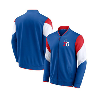 Men's Branded Royal Philadelphia 76Ers League Best Performance Full-Zip Jacket