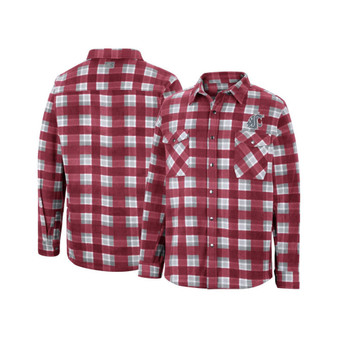 Men's Crimson Washington State Cougars Ellis Full-Snap Jacket