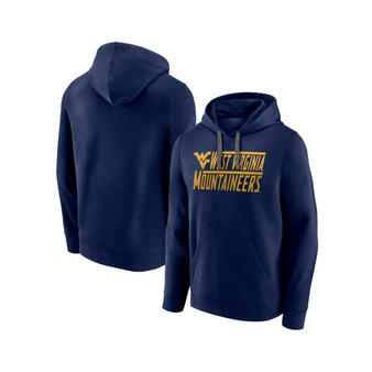 Men's Branded Navy West Virginia Mountaineers Favorite Longshot Pullover Hoodie