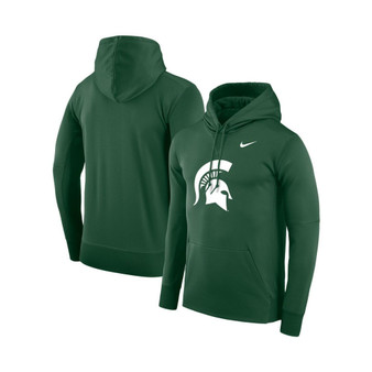 Men's Green Michigan State Spartans Performance Pullover Hoodie