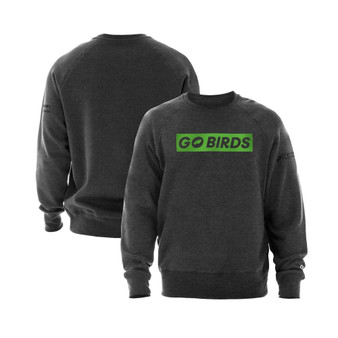 Men's Go Birds Charcoal Philadelphia Eagles Fly Collection Pullover Sweatshirt