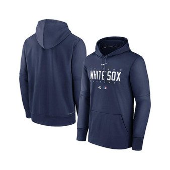 Men's Navy Chicago White Sox Authentic Collection Pregame Performance Pullover Hoodie