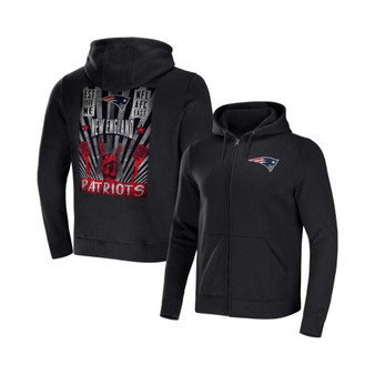 Men's NFL x Darius Rucker Collection by Black New England Patriots Rocker Full-Zip Hoodie