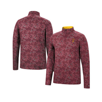 Men's Maroon Arizona State Sun Devils Tivo Quarter-Zip Jacket