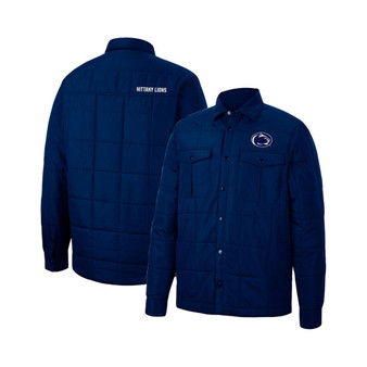 Men's Navy Penn State Nittany Lions Detonate Quilted Full-Snap Jacket