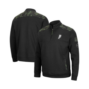 Men's Black Providence Friars OHT Military-inspired Appreciation Commo Fleece Quarter-zip Jacket