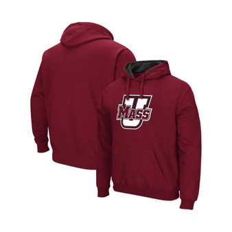 Men's Maroon UMass Minutemen Arch and Logo Pullover Hoodie