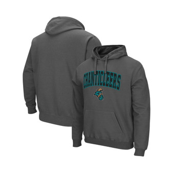 Men's Charcoal Coastal Carolina Chanticleers Arch and Logo Pullover Hoodie