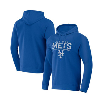Men's Darius Rucker Collection by Royal New York Mets Waffle-Knit Pullover Hoodie