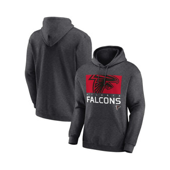 Men's Charcoal Atlanta Falcons Breakneck Blitz Pullover Hoodie