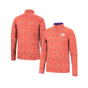 Men's Orange Clemson Tigers Tivo Quarter-Zip Jacket