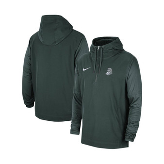 Men's Green Michigan State Spartans 2023 Sideline Player Quarter-Zip Hoodie Jacket
