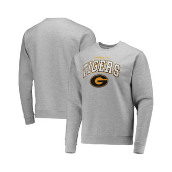 Men's Heathered Gray Grambling Tigers Classic Arch Pullover Sweatshirt