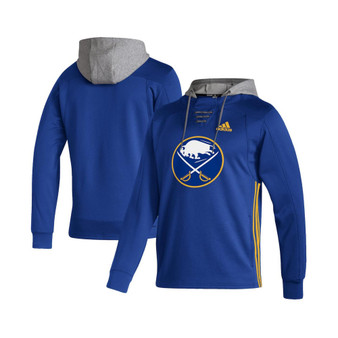 Men's Royal Buffalo Sabres Skate Lace AEROREADY Pullover Hoodie