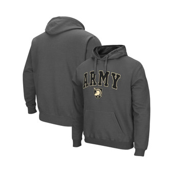 Men's Charcoal Army Black Knights Arch and Logo 3.0 Pullover Hoodie