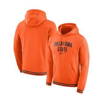 Men's Orange Oklahoma State Cowboys Sketch Retro Pullover Hoodie