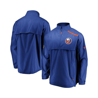 Men's Branded Royal, Orange New York Islanders Authentic Pro Rinkside Full-Zip Jacket