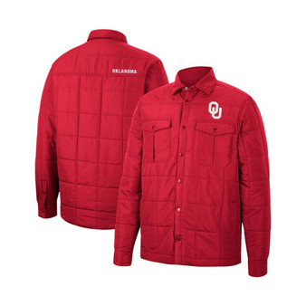 Men's Crimson Oklahoma Sooners Detonate Quilted Full-Snap Jacket