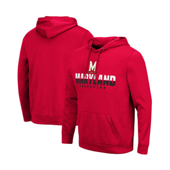 Men's Red Maryland Terrapins Lantern Pullover Hoodie
