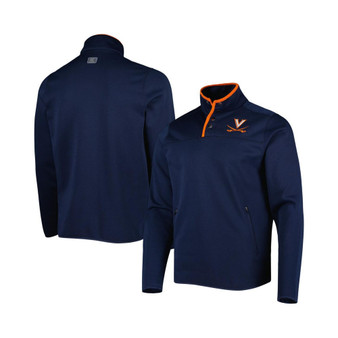 Men's Navy Virginia Cavaliers Rebound Quarter-Snap Jacket