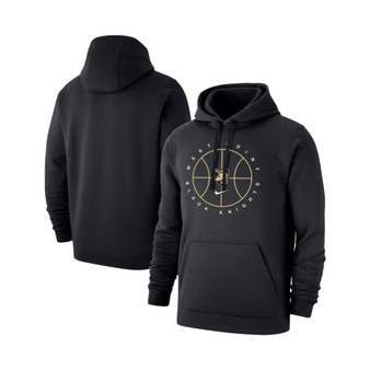 Men's Black Army Black Knights Basketball Icon Club Fleece Pullover Hoodie