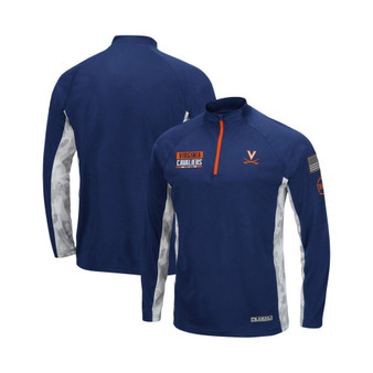 Men's Navy Virginia Cavaliers OHT Military-inspired Appreciation Snow Cruise Raglan 1/4-zip Jacket