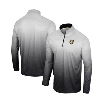 Men's White, Black Army Black Knights Laws of Physics Quarter-Zip Windshirt