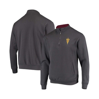 Men's Charcoal Arizona State Sun Devils Tortugas Logo Quarter-Zip Jacket