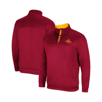 Men's Cardinal Iowa State Cyclones No Tomorrow Quarter-Zip Jacket